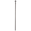 Estate pole, Fleur de Lis, Black