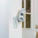 2-Position Cast Iron House Flag Bracket, White White