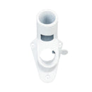2-Position Aluminum House Flag Bracket, White Finish