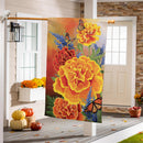 Mariposa Melody Burlap House Flag