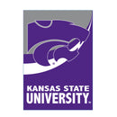 Kansas State University Burlap Flag House Size