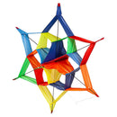 Ever Fliers Rainbow Geometric Kite with Reel