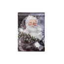 Santa in the Winter Lustre House Flag