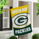 Green Bay Packers Suede Flag, House