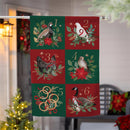 12 Days of Christmas Suede House Flag