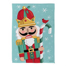 Christmas Icons Reversible Suede House Flag