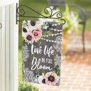 Farmhouse Bloom Garden Linen Flag