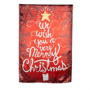 We Wish You a Merry Christmas Lustre Reversible Garden Flag
