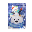 Polar Bear and Friends Lustre Garden Flag