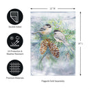 Winter Frost Lustre Garden Flag
