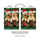 Cozy Goldies Lustre Garden Flag_x000D_
