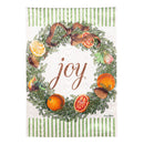 Joy Wreath Moire Garden Flag