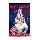 RWB Gnome Suede Garden Flag
