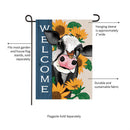 Mooove Over For Fall Suede Garden Flag_x000D_