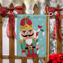 Christmas Icons Reversible Suede Garden Flag_x000D_
