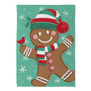 Christmas Icons Reversible Suede Garden Flag_x000D_