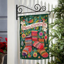 Sock Ornaments Suede Garden Flag