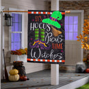 Hocus Pocus Time Applique House Flag