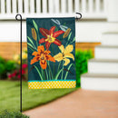 Daylilies Applique Garden Flag