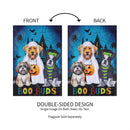 Boo Buds Applique Garden Flag_x000D_