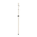 Evergreen Flag Hardware,Metal Extendable House Flag Pole, Brushed Ivory Finish