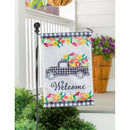 Metal Twist Garden Flag Stand, Black Finish,20176