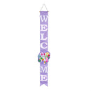 Happy Valentine's Day Sweethearts/ Happy Easter Bunny with Carrot Double Sided Door Banner