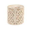 Nesting Macrame Fabric Planters, Set of 2