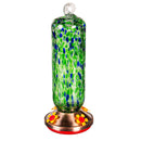 Pollinator Garden Bird Feeder, GID Glass Hummingbird Feeder, Green