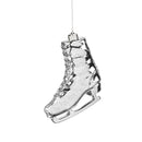 Ice skate Shatterproof Battery Operated LED Ornament, 2 ASST, Red and Silver