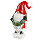 12"H LED Battery Operated Gnome in the Snow with Colored Lights