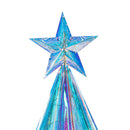 Season to Sparkle Garden Statue, LED PVC Statue, Iridescent Tree, 4'H