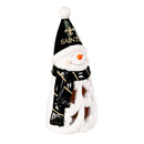New Orleans Saints Snowman LED Statuary, 8"