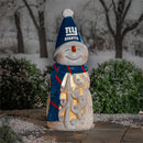 New York Giants Snowman LED Statuary, 26"