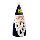 University Of Michigan Santa LED Statuary, 8"