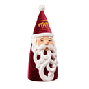 Iowa State University Santa LED Statuary, 8"