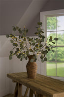 Eucalyptus Branch, 32 LED Lights Set of 2