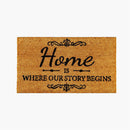 Scroll Coir Mat, 4 Asst