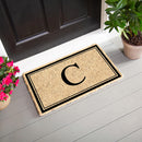 Monogram Coir Mat, Letter "C"