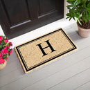 Monogram Coir Mat, Letter "H"