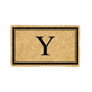 Monogram Coir Mat, Letter  "Y"