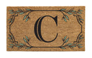 Monogram Coir Mat, Letter "C"