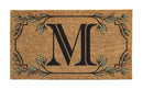 Monogram Coir Mat, Letter "M"