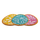 Happy Easter Floral Egg Shaped Coir Mat