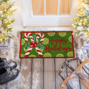 Candy Cane Coir Mat