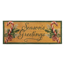 Season's Greetings, Coir Mat, 24"x60"