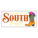 Welcome to the South Y'all Flocked Coir Sassafras Switch Mat