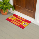 28" x 16" PVC Trapper Mat, Come Back with Tickets, Kansas City Chiefs