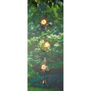Evergreen Garden Accents,Solar Butterfly Tiered Hanging Decor,8.27x2.36x44.88 Inches