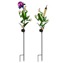 Leaping Frog Solar Garden Stake, 2 Asst, 6 of Each, 12 Piece CDU